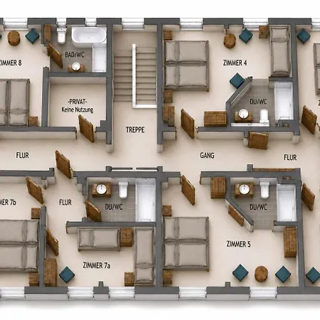 Apartmán Gruppenhaus Haus Berchstein *